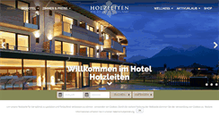 Desktop Screenshot of holzleiten.at